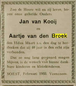 Klik voor foto in apart venster aartje_vd_broek_jan_v_kooij_40_jr_huwelijk_1933.jpg